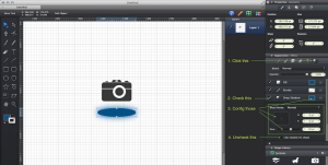 iDraw Gaussian Blur emulation - step 2 & step 3